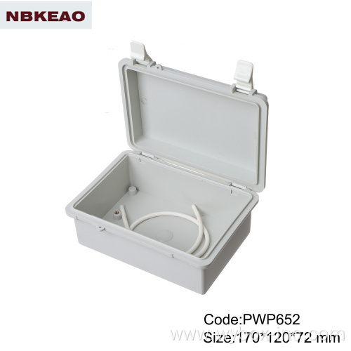 IP65 protection level Plastic latch and hinge type junction box waterproof enclosure box for electronic custom plastic enclosure